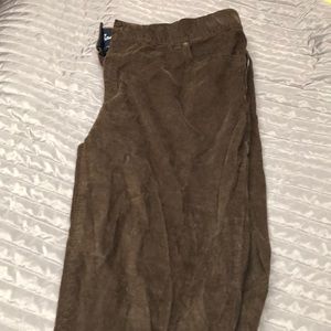 Brown Eddie Bauer corduroy pants 18w NWOT